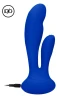 Синий вибратор G-Spot and Clitoral Vibrator Flair - 17,5 см.