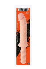 Реалистичный фаллоимитатор с ручкой BIGSTUFF DONG WITH HANDLE - 37 см.