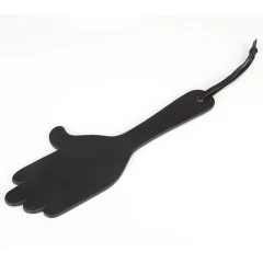 Чёрная шлепалка в виде руки Give Me Five Paddle - 34 см.