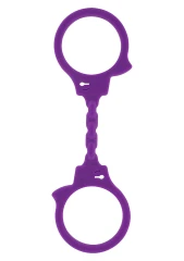 Фиолетовые эластичные наручники STRETCHY FUN CUFFS